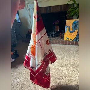 Roma Scarf Made In England Made From 100% silk twill